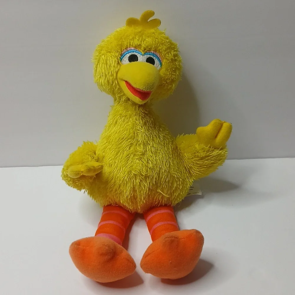 10” Sesame Street Big Bird Yellow Plush Toy 2013 Hasbro